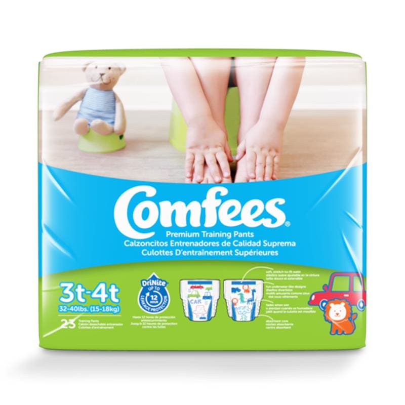 Attends Comfees Boy Training Pants 3T-4T CASE - Incontinence >> Pants - Attends