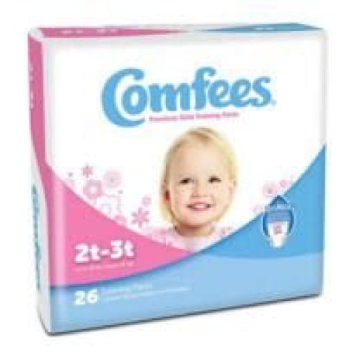 Attends Comfees Girl Training Pants 2T-3T Case of 6 - Incontinence >> Pants - Attends