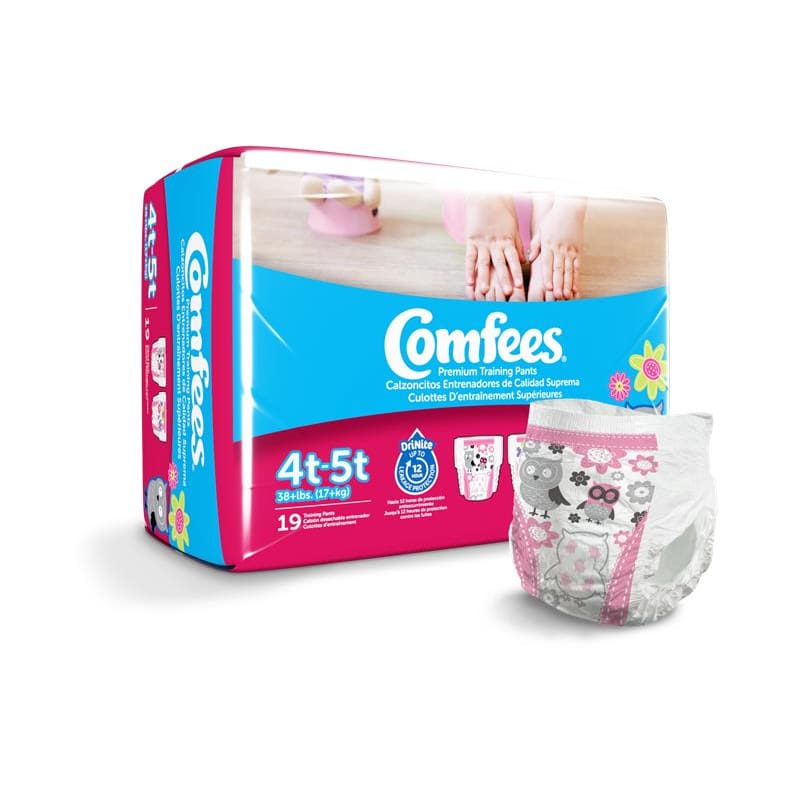 Attends Comfees Girl Training Pants 4T-5T CASE - Incontinence >> Pants - Attends