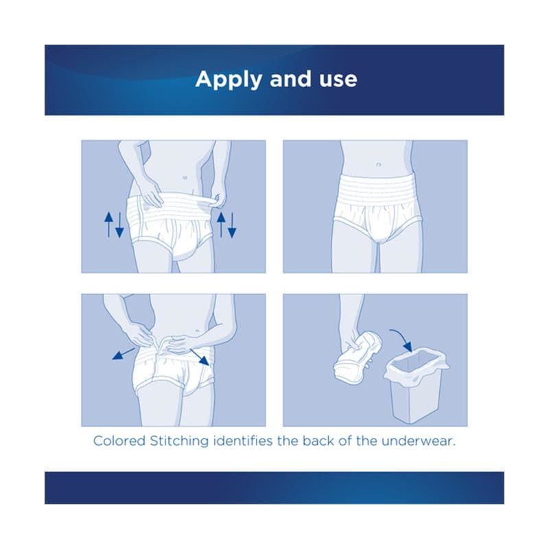 Attends Attends Discreet Womens Underwear Large Case of 72 - Item Detail - Attends