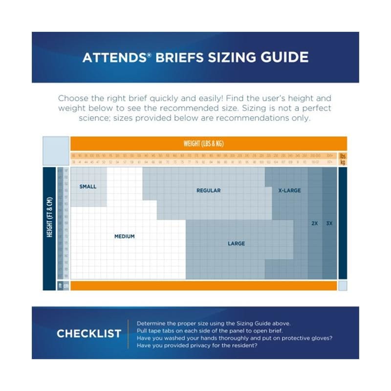 Attends Attends Extended Wear Brief Large Case of 56 - Item Detail - Attends