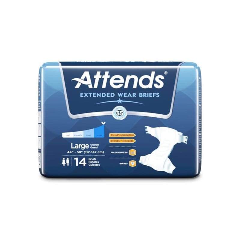 Attends Attends Extended Wear Brief Large Case of 56 - Item Detail - Attends