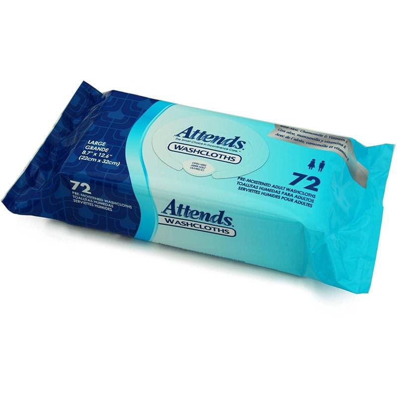 Attends Attends Wipes Large Scented 72 Ct Case of 12 - Incontinence >> Wipes - Attends