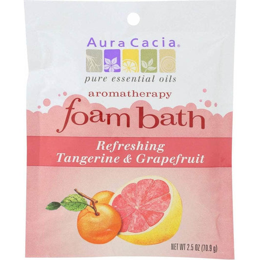 AURA CACIA Aura Cacia Bath Foam Tangerine Grapefruit Red, 2.5 Oz