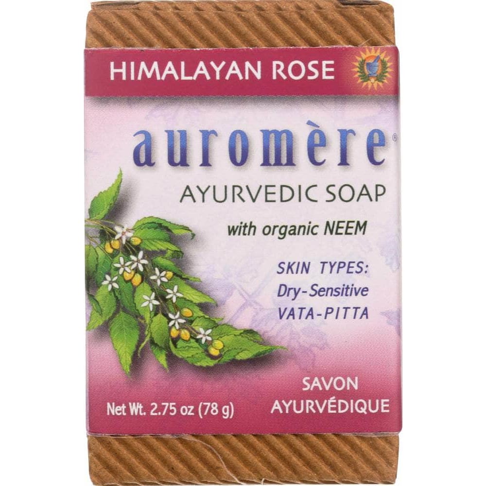 Auromere Auromere Soap Bar Himalayan Rose 2.75 oz