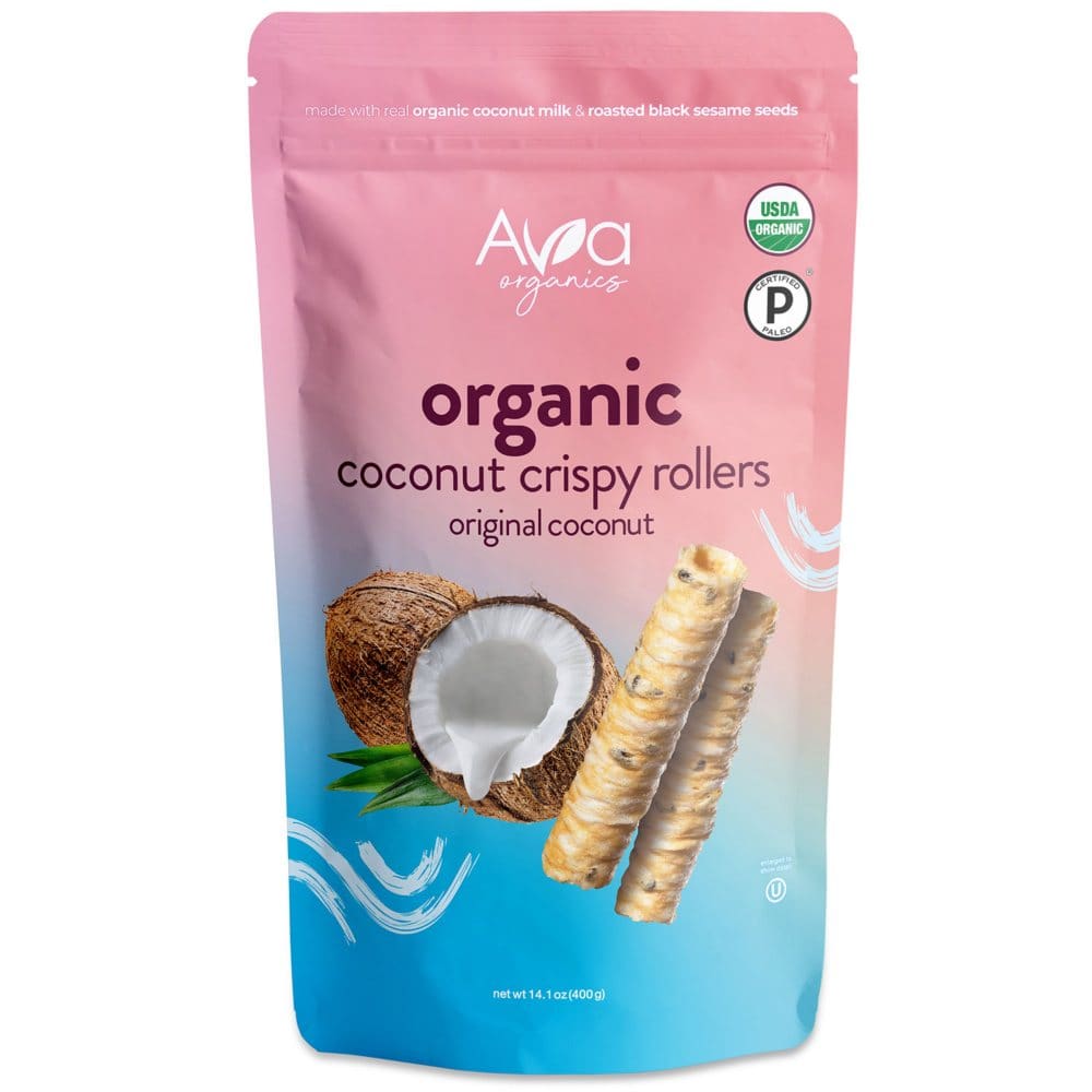 Ava Organics Coconut Crispy Rollers (14.1 oz.) - Cookies - Ava Organics