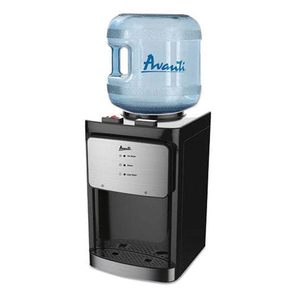 Avanti Counter Top Thermoelectric Hot And Cold Water Dispenser 3 To 5 Gal 12 X 13 X 20 Black - Food Service - Avanti