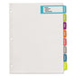 Avery Big Tab Printable Large White Label Tab Dividers 8-tab 11 X 8.5 White 20 Sets - School Supplies - Avery®