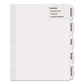 Avery Big Tab Printable White Label Tab Dividers 8-tab 11 X 8.5 White 20 Sets - School Supplies - Avery®