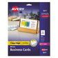 Avery Clean Edge Business Cards Laser 2 X 3.5 White 1,000 Cards 10 Cards/sheet 100 Sheets/box - Office - Avery®