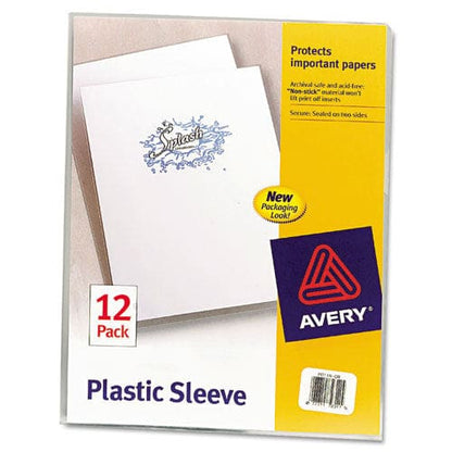 Avery Clear Plastic Sleeves Letter Size Clear 12/pack - Office - Avery®