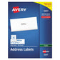 Avery Copier Mailing Labels Copiers 8.5 X 11 White 100/box - Office - Avery®