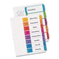 Avery Customizable Table Of Contents Ready Index Dividers With Multicolor Tabs 31-tab 1 To 31 11 X 8.5 White 1 Set - Office - Avery®