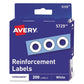 Avery Dispenser Pack Hole Reinforcements 0.25 Dia White 1,000/pack (5720) - School Supplies - Avery®