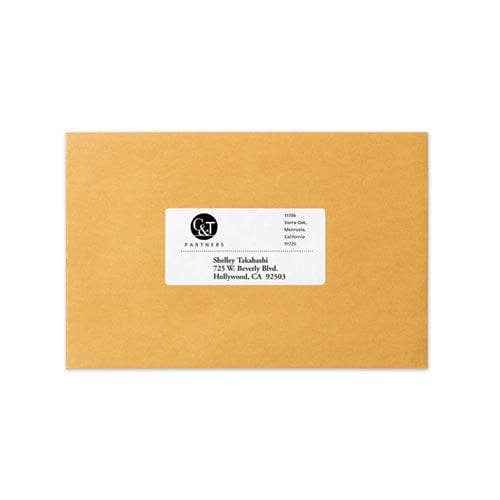 Avery Dot Matrix Printer Mailing Labels Pin-fed Printers 1.94 X 4 White 5,000/box - Office - Avery®