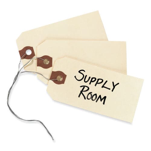 Avery Double Wired Shipping Tags 11.5 Pt Stock 3.25 X 1.63 Manila 1,000/box - Office - Avery®