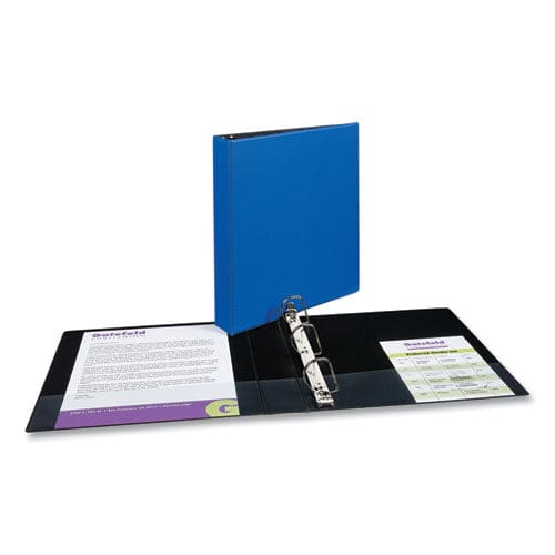 Avery Durable Non-view Binder With Durahinge And Slant Rings 3 Rings 1.5 Capacity 11 X 8.5 Blue - School Supplies - Avery®
