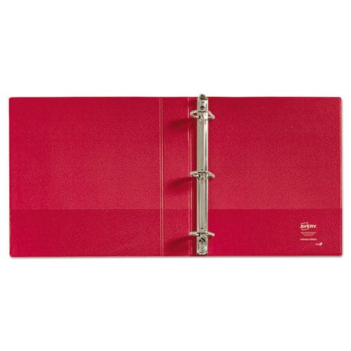 Avery Durable Non-view Binder With Durahinge And Slant Rings 3 Rings 1.5 Capacity 11 X 8.5 Red - School Supplies - Avery®