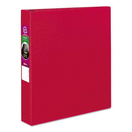 Avery Durable Non-view Binder With Durahinge And Slant Rings 3 Rings 1.5 Capacity 11 X 8.5 Red - School Supplies - Avery®