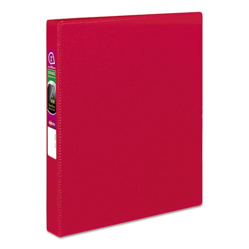 Avery Durable Non-view Binder With Durahinge And Slant Rings 3 Rings 1 Capacity 11 X 8.5 Red - School Supplies - Avery®