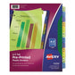 Avery Durable Preprinted Plastic Tab Dividers 12-tab A To Z 11 X 8.5 Assorted 1 Set - Office - Avery®