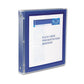 Avery Flexi-view Binder With Round Rings 3 Rings 1 Capacity 11 X 8.5 Navy Blue - School Supplies - Avery®