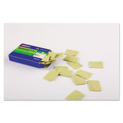 Avery Gummed Reinforced Index Tabs 1/5-cut Olive Green 1 Wide 50/pack - Office - Avery®