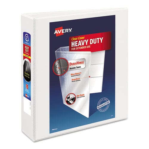 Avery Heavy-duty Non Stick View Binder With Durahinge And Slant Rings 3 Rings 2 Capacity 11 X 8.5 White (5504) - School Supplies - Avery®