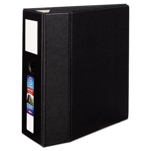 Avery Heavy-duty Non-view Binder Durahinge Three Locking One Touch Ezd Rings Spine Label Thumb Notch 5 Cap 11 X 8.5 Black - School Supplies