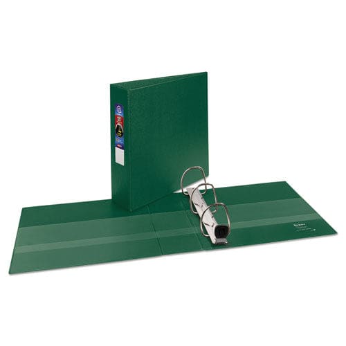 Avery Heavy-duty Non-view Binder With Durahinge And Locking One Touch Ezd Rings 3 Rings 3 Capacity 11 X 8.5 Green - School Supplies - Avery®