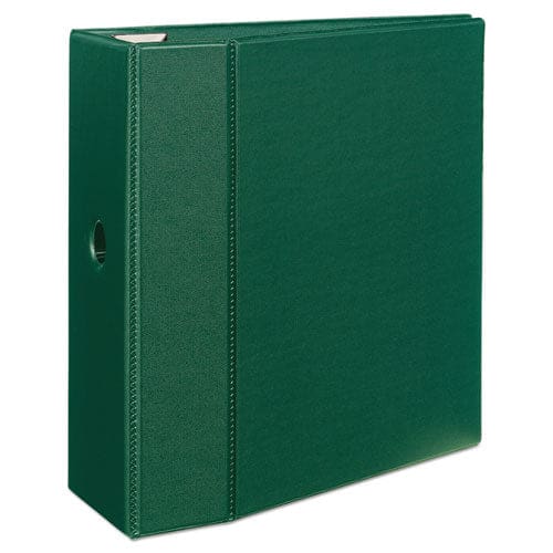 Avery Heavy-duty Non-view Binder With Durahinge Locking One Touch Ezd Rings And Thumb Notch 3 Rings 5 Capacity 11 X 8.5 Green - School