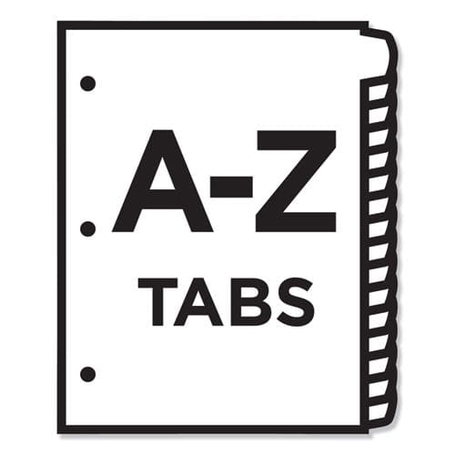 Avery Heavy-duty Preprinted Plastic Tab Dividers 26-tab A To Z 11 X 9 Yellow 1 Set - Office - Avery®