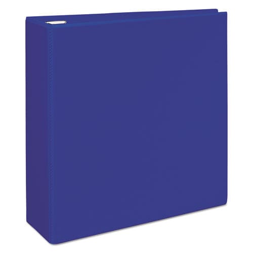 Avery Heavy-duty View Binder With Durahinge And Locking One Touch Ezd Rings 3 Rings 4 Capacity 11 X 8.5 Pacific Blue - School Supplies -