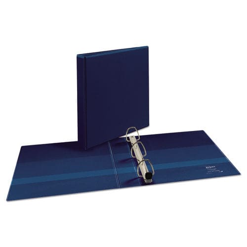 Avery Heavy-duty View Binder With Durahinge And One Touch Ezd Rings 3 Rings 1.5 Capacity 11 X 8.5 Navy Blue - School Supplies - Avery®