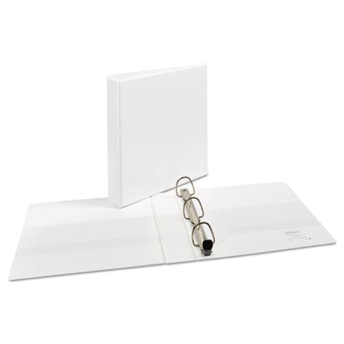 Avery Heavy-duty View Binder With Durahinge And One Touch Ezd Rings 3 Rings 1.5 Capacity 11 X 8.5 White - School Supplies - Avery®