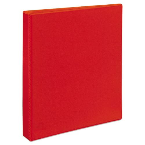 Avery Heavy-duty View Binder With Durahinge And One Touch Ezd Rings 3 Rings 1 Capacity 11 X 8.5 Red - School Supplies - Avery®