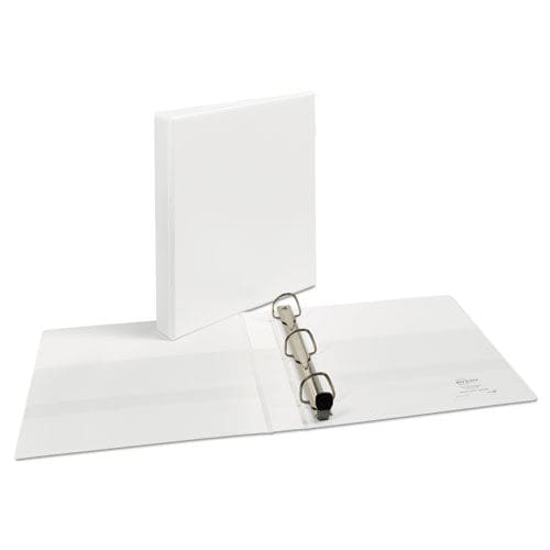 Avery Heavy-duty View Binder With Durahinge And One Touch Ezd Rings 3 Rings 1 Capacity 11 X 8.5 White - School Supplies - Avery®