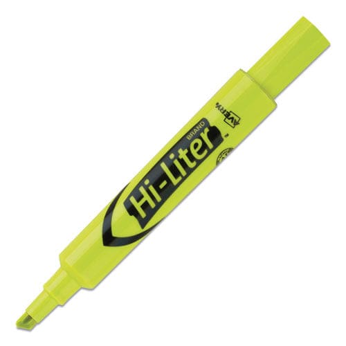 Avery Hi-liter Desk-style Highlighter Value Pack Fluorescent Yellow Ink Chisel Tip Yellow/black Barrel 36/box - School Supplies - Avery®