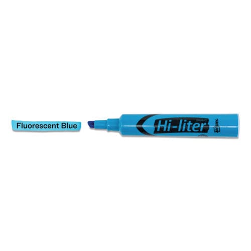 Avery Hi-liter Desk-style Highlighters Fluorescent Blue Ink Chisel Tip Blue/black Barrel Dozen - School Supplies - Avery®