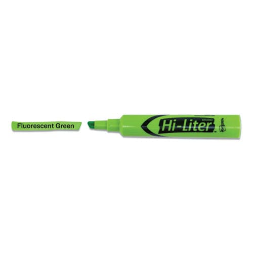 Avery Hi-liter Desk-style Highlighters Fluorescent Green Ink Chisel Tip Green/black Barrel Dozen - School Supplies - Avery®