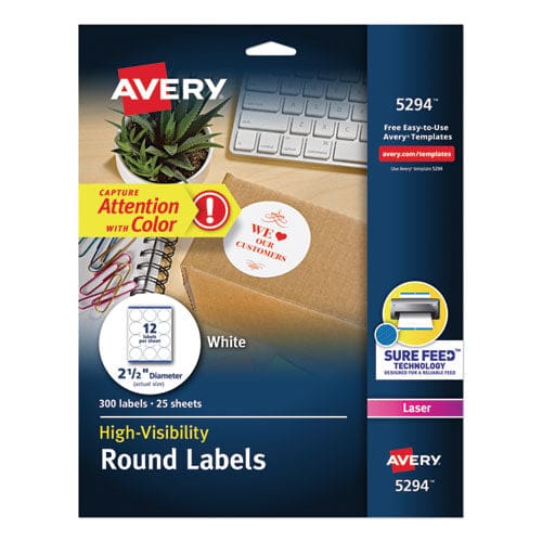 Avery High-vis Removable Laser/inkjet Id Labels 2 X 4 Asst. Neon 120/pack - Office - Avery®