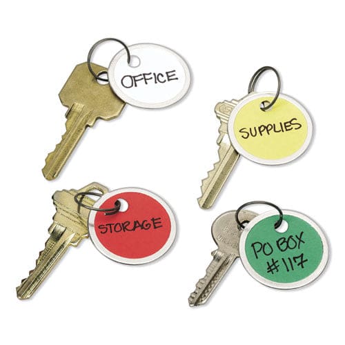 Avery Key Tags With Split Ring 1.25 Dia Assorted Colors 50/pack - Office - Avery®
