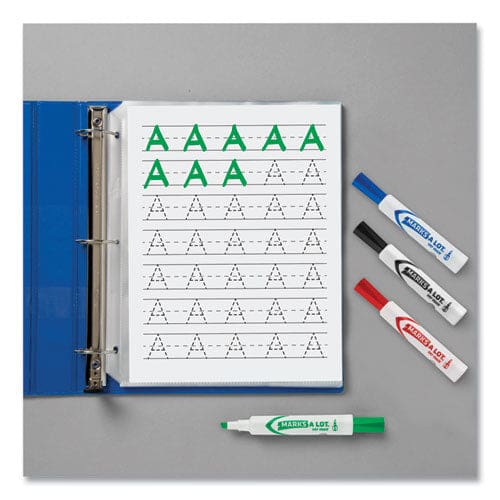 Avery Marks A Lot Desk-style Dry Erase Marker Broad Chisel Tip Assorted Colors 8/set (24411) - School Supplies - Avery®