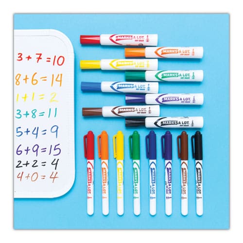 Avery Marks A Lot Desk-style Dry Erase Marker Value Pack Broad Chisel Tip Assorted Colors 24/pack (98188) - School Supplies - Avery®