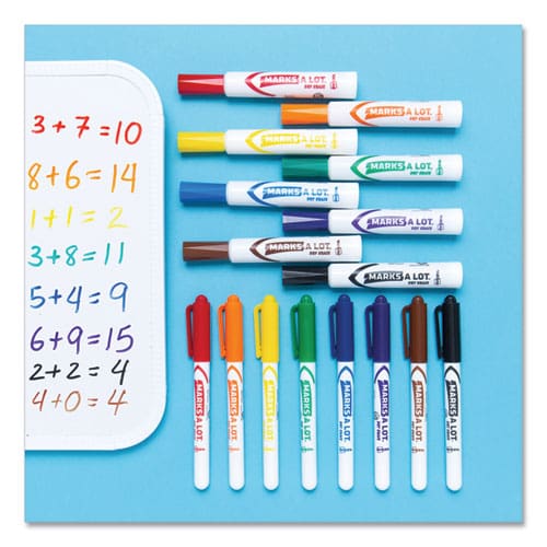 Avery Marks A Lot Pen-style Dry Erase Marker Value Pack Medium Chisel Tip Assorted Colors 24/set (29860) - School Supplies - Avery®