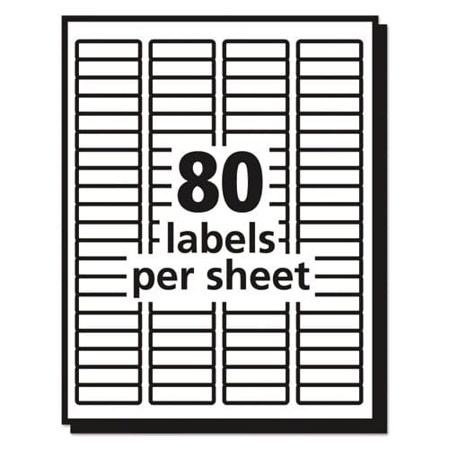 Avery Matte Clear Shipping Labels Inkjet Printers 8.5 X 11 Clear 25/pack - Office - Avery®