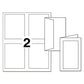 Avery Note Cards With Matching Envelopes Inkjet 80 Lb 4.25 X 5.5 Embossed Matte Ivory 60 Cards 2 Cards/sheet 30 Sheets/pack - Office -
