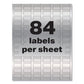 Avery Permatrack Metallic Asset Tag Labels Laser Printers 0.5 X 1 Silver 84/sheet 8 Sheets/pack - Office - Avery®