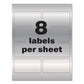 Avery Permatrack Metallic Asset Tag Labels Laser Printers 2 X 3.75 Silver 8/sheet 8 Sheets/pack - Office - Avery®