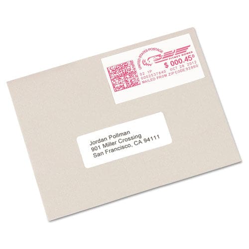 Avery Postage Meter Labels For Personal Post Office 1.78 X 6 White 2/sheet 30 Sheets/pack (5289) - Office - Avery®